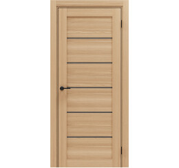Дверь межкомнатная Порта-220 Полипропилен Natural Oak, остекленная, grey fog, царговая