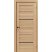 Дверь межкомнатная Порта-220 Полипропилен Natural Oak, остекленная, grey fog, царговая