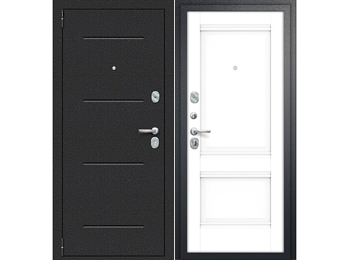 ДС Porta R-2 104/K42 Snow Veralinga/Букле Черный 205*88 Левая