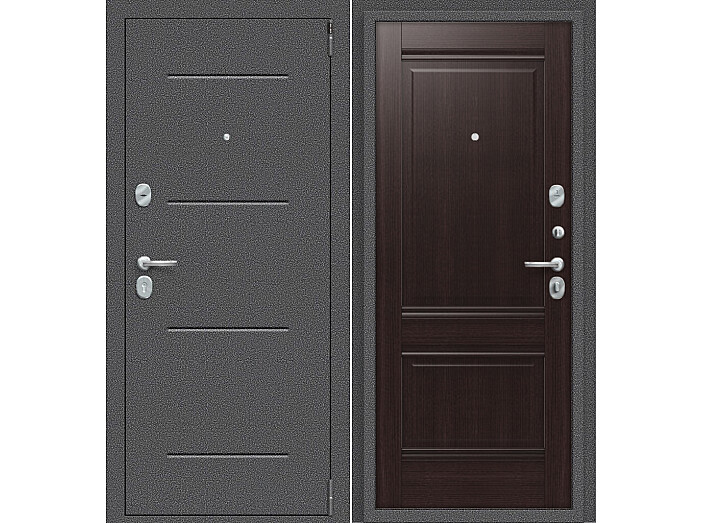 ДС Porta R-2 104/K42 Wenge Veralinga/Антик Серебро 205*88 Левая