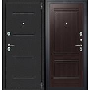 Дверь входная металлическая «Porta R-2 104/K42» Букле Черный/Wenge Veralinga