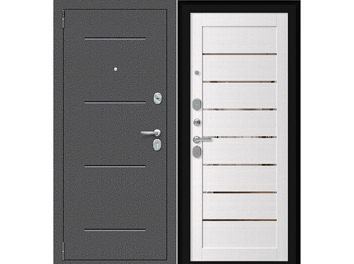 ДС Porta R-2 104/П222 Wood Alaska MG/Антик Серебро 205*88 Левая