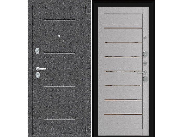 ДС Porta R-2 104/П222 Wood Nardo Grey MG/Антик Серебро 205*88 Левая