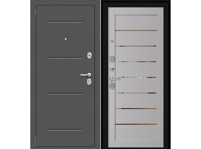 ДС Porta R-2 104/П222 Wood Nardo Grey MG/Антик Серебро 205*98 Левая