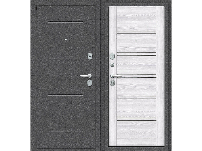 ДС Porta R-2 104/П28 Riviera Ice MG/Антик Серебро 205*88 Левая