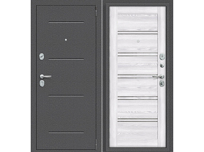 ДС Porta R-2 104/П28 Riviera Ice MG/Антик Серебро 205*98 Левая