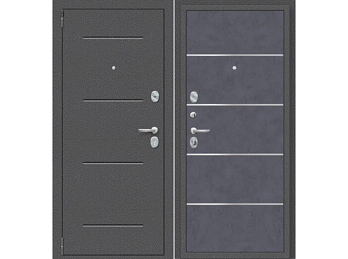 ДС Porta R-2 104/П50 Graphite Art IMP-6/Антик Серебро 205*88 Левая