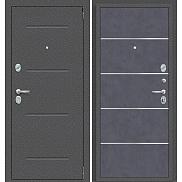 Дверь входная металлическая «Porta R-2 104/П50 IMP-6» Антик серебро/Graphite Art