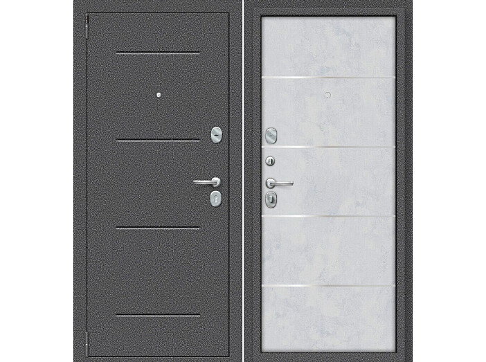 ДС Porta R-2 104/П50 Snow Art IMP-6/Антик Серебро 205*88 Левая