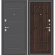Дверь входная Porta R-2 104/П55 Антик серебро/Almon, 2 замка, с ночной задвижкой