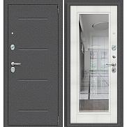 Дверь входная металлическая «Porta R-2 104/П61» Антик серебро/Bianco Veralinga