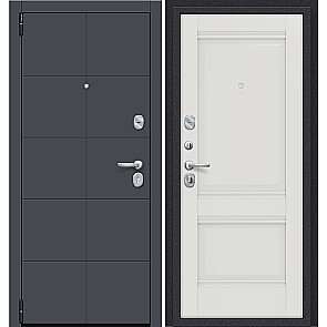 Дверь входная Porta R-3 10/K42 Graphite Pro/Alaska, 2 замка