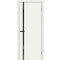 Дверь межкомнатная Браво-0.40 Эмаль, Whitey, глухая, mirox grey, каркасно-щитовая