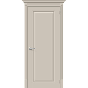 Дверь межкомнатная Скинни-10 Эмаль Creamy, без декора, глухая, без стекла, скиновая