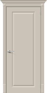 Дверь межкомнатная Скинни-10 Эмаль Creamy, без декора, глухая, без стекла, без кромки, скиновая