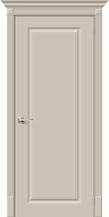 Дверь межкомнатная Скинни-10 Эмаль Creamy, без декора, глухая, без стекла, без кромки, скиновая