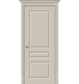 Дверь межкомнатная Скинни-14 Эмаль, Creamy, глухая, скиновая