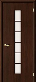 Ламинированная межкомнатная дверь "2С" Венге остекление белое матовое