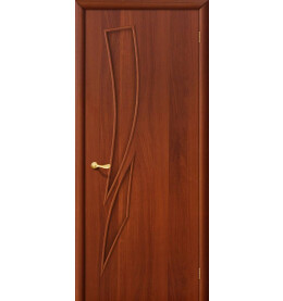 Дверь межкомнатная 8Г Финиш Флекс, Ламинированные, Л-11 (ИталОрех), глухая, каркасно-щитовая