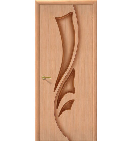 Дверь межкомнатная Эксклюзив Шпонированные, Ф-05 (Дуб), глухая, каркасно-щитовая