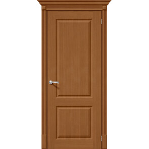 Дверь межкомнатная Статус-12 Шпонированные Ф-11 (Орех), глухая, скиновая