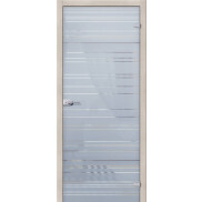 Дверь межкомнатная Грация Стеклянные Белое сатинато, остекленная, сатинат белый, царговая