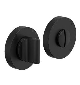 Фиксатор на круглой розетке «System R012W6» Матовый черный