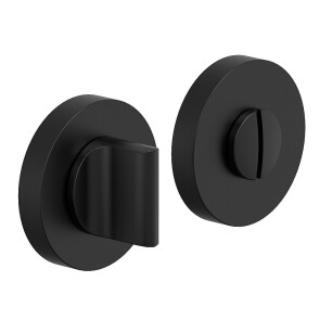 Фиксатор на круглой розетке «System R012W6» Матовый черный