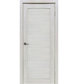 Дверь межкомнатная Х-1 Экошпон, Белая лиственница, глухая, царговая