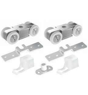 Комплект роликов для раздвижных дверей SLD.SoftLine.SET.rollers/55-4 (Soft LINE 55/4)