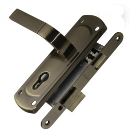 Корпус замка с ручкой LOCKSET25.ORION.5558-1 (KIT P25 5558 ORION) AB бронза