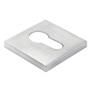 Накладка на квадратной розетке Morelli MH-KH-S6 SC матовый хром