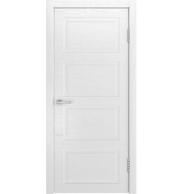 Дверь межкомнатная Нео-4 Шпонированные, Тон бьянко, глухая, каркасно-щитовая