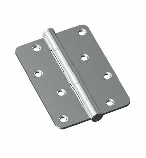 Петля врезная стальная Bravo RS-7-4BB 100*70*2,5 SC МатХром (универс.)