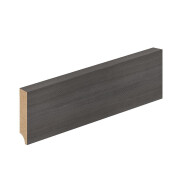 Плинтус Grey Melinga Серый Экошпон 2400х70х16 мм