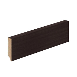 Плинтус Wenge Melinga Тёмный Экошпон 2400х70х16 мм
