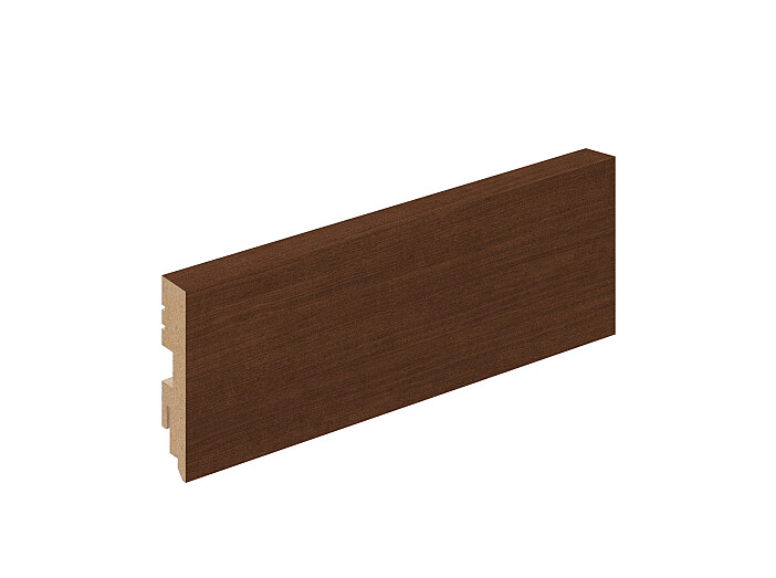 Плинтус напольный Е Brown Oak МДФ Тип-0 2400*80*16