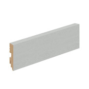 Плинтус Grey Silkwood Светлый ПЭТ 2400х70х16 мм
