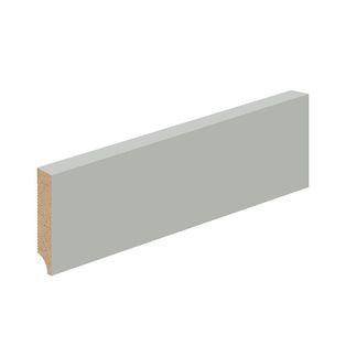 Плинтус bravo ПЭТ grey silk 70x16