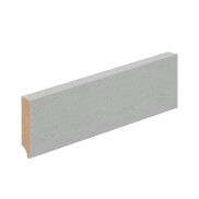 Плинтус Grey Silkwood Тёмный ПЭТ 2400х70х16 мм