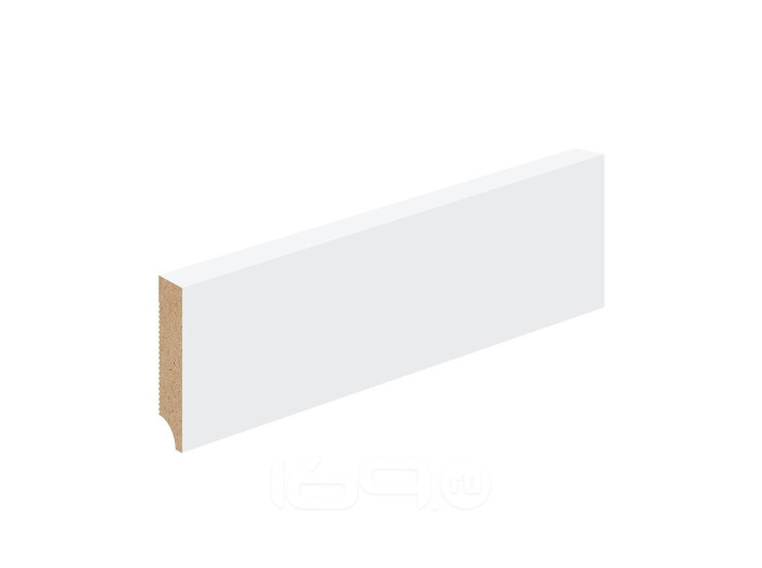 Плинтус В White Pro МДФ S-70.16 2400*70*16