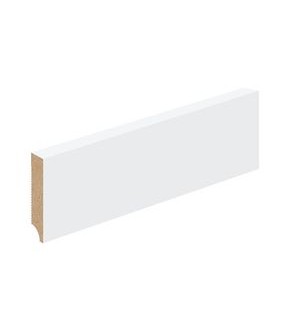 Плинтус bravo винил white pro 70x16