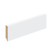 Плинтус White Pro Белый Винил 2400х70х16 мм