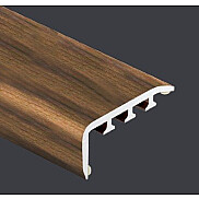 Порог- угол под дюбель Cezar ПВХ ламинированный 30мм*14мм*1,8м тик