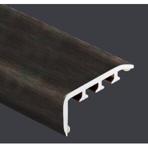 Порог Cezar ПВХ, 30*30*180 см, Орех темный