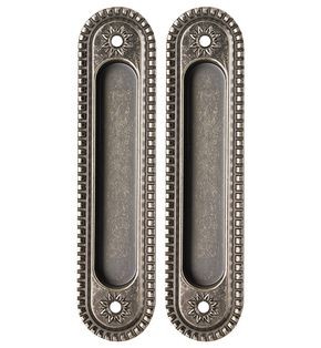 Ручка для раздвижных дверей SH.CL152.010 (SH010/CL) AS-9 античное серебро