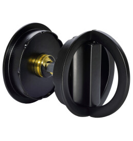 Ручка для складных дверей Morelli TWICE WC NERO Чёрный