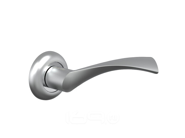 Ручка на круглой розетке Bravo A-423 SC МатХром (пром.)