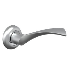 Ручка на круглой розетке Bravo A-423 SC МатХром (пром.)