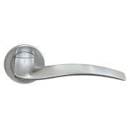 Ручка на круглой розетке Morelli WAVE NC-6 CSA матовый хром